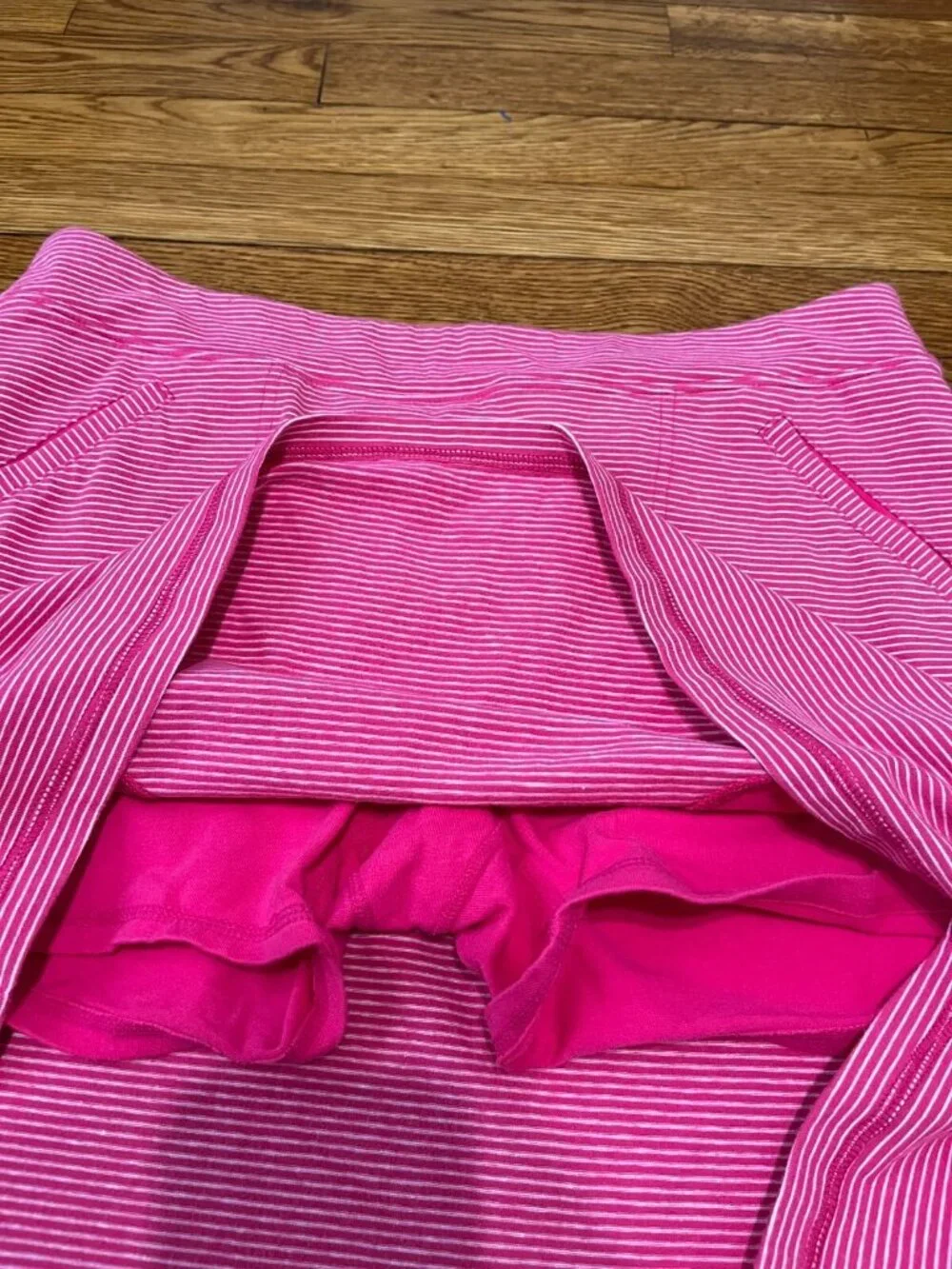 Talbots Petites Hello Saturday Mini Skirt Skort Built in Short Size MP Pink